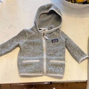 Patagonia Kids Gray Zip-Up Hoodie